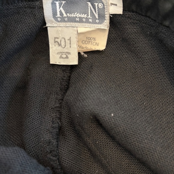 Kristensen DU NORD women's black casual pants in size 1/ Medium - Picture 5 of 6